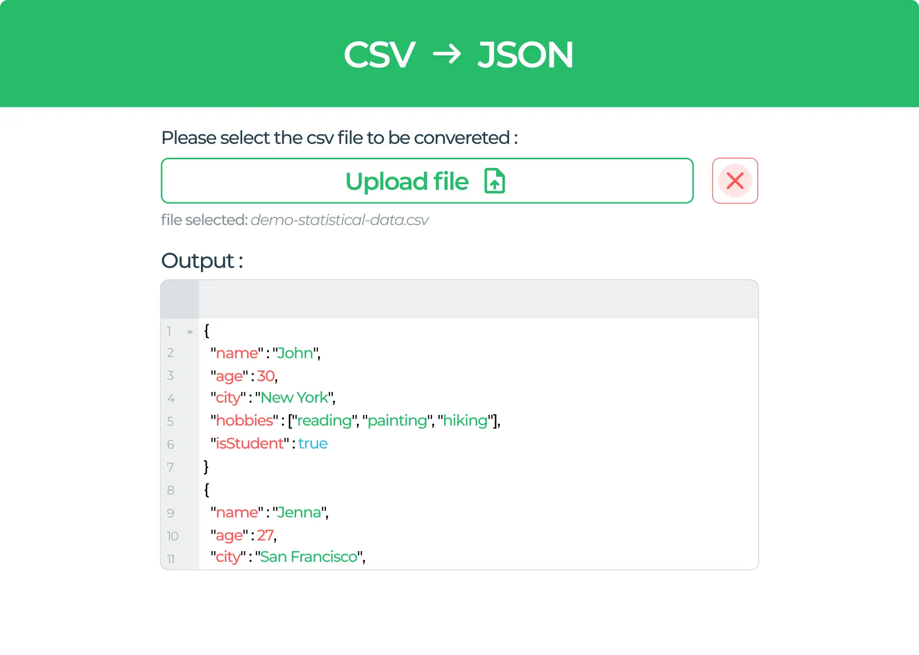 Snowflake Convert Csv To Json